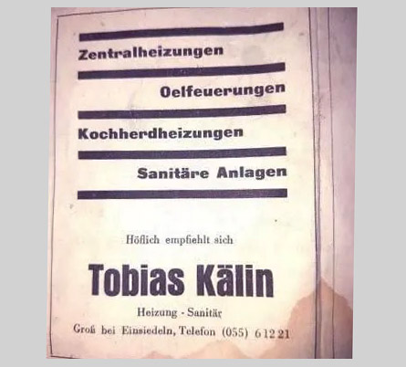 altes Inserat