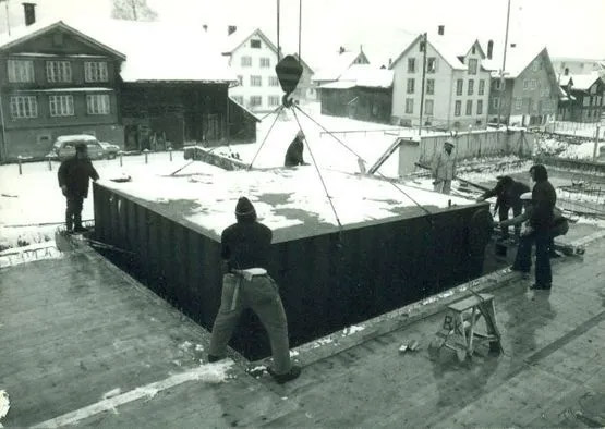 Verlegung des Oeltanks